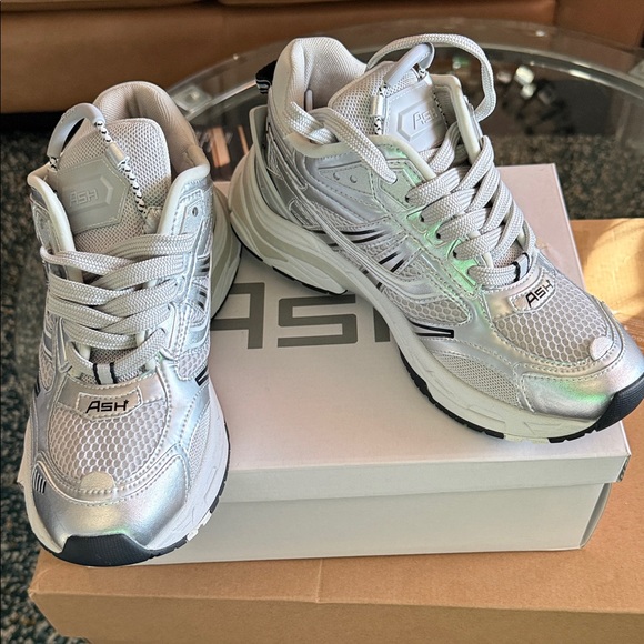 Ash Metallic Silver Sneakers - Picture 7 of 10